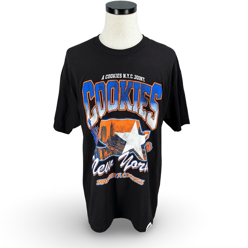Cookies SF x Starter x PLNT Burger New York City Graphic T-Shirt Mens XL Black